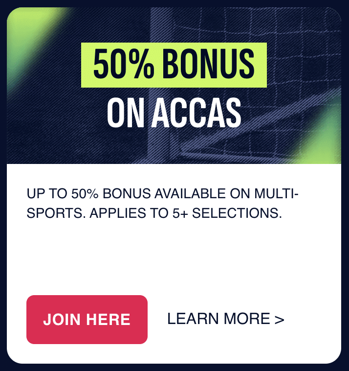 Acca boosts at Planet Sport Bet offer